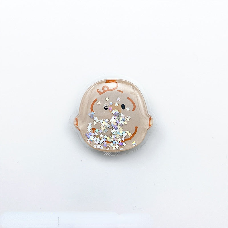 Snoopy Mobile Phone Holder Bracket Girls Finger Ring Stand Retractable Air Sac Finger Holder for IPhone Phone Accessories Gifts