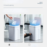 Lixeira Digital Touchless IPX3 - Abertura por Sensor e Toque Inteligente